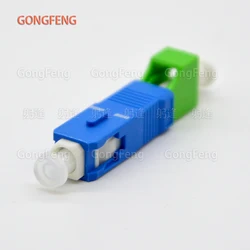 Adaptador de fibra óptica, conector LC/APC hembra-SC/UPC macho, acoplador de brida de fibra de modo único, salida de fábrica, especial, venta al por mayor, nuevo
