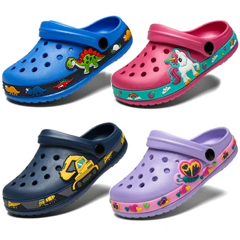 Cute New Animal Baby Boys Slippers Summer Kids Cartoon Sandals Toddler Beach Shoes Girls…