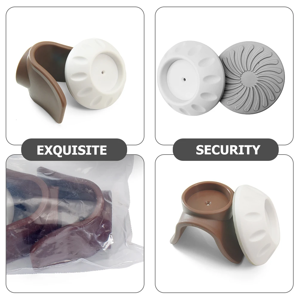 

4Pcs Gate Wall Protector Baby Pet Safety Guard Wall Pads Protect Walls from Damage Pressure Mounted Spindle Fence Protector