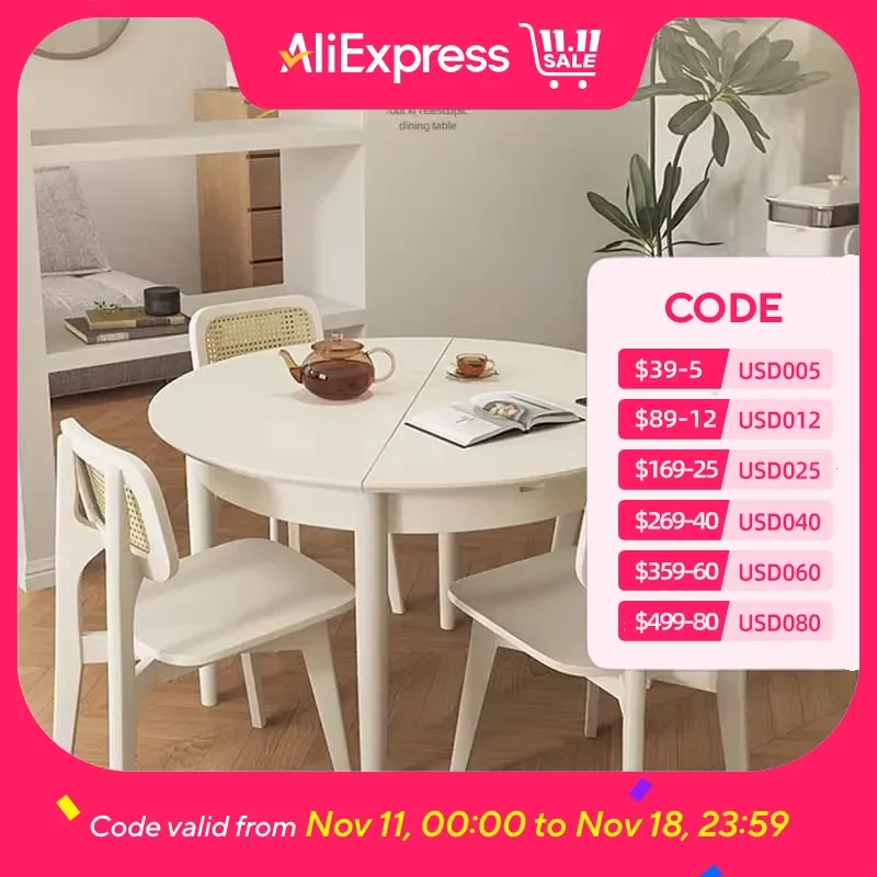 

Водонепроницаемый маслостойкий обеденный стол, роскошные белые деревянные столы для ресторана, выдвижная современная скандинавская мебель Mesas De Comedor