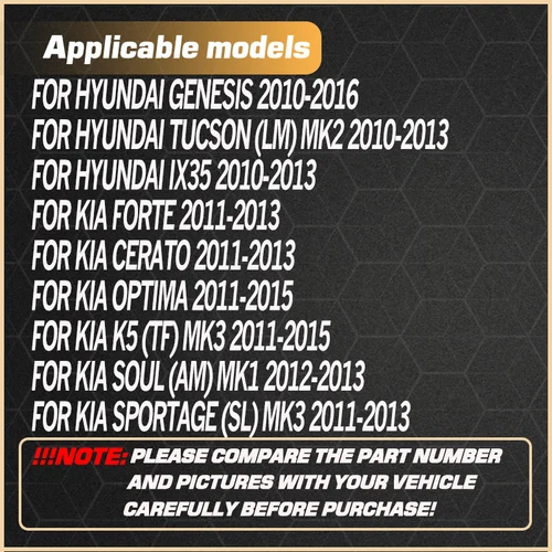 Imagen 2 del producto Interruptor de combinación de faros de señal de giro para Hyundai Genesis 2010-2016 Hyundai Tucson ix35 LM MK2 2010-2013 piezas 93410-2M110