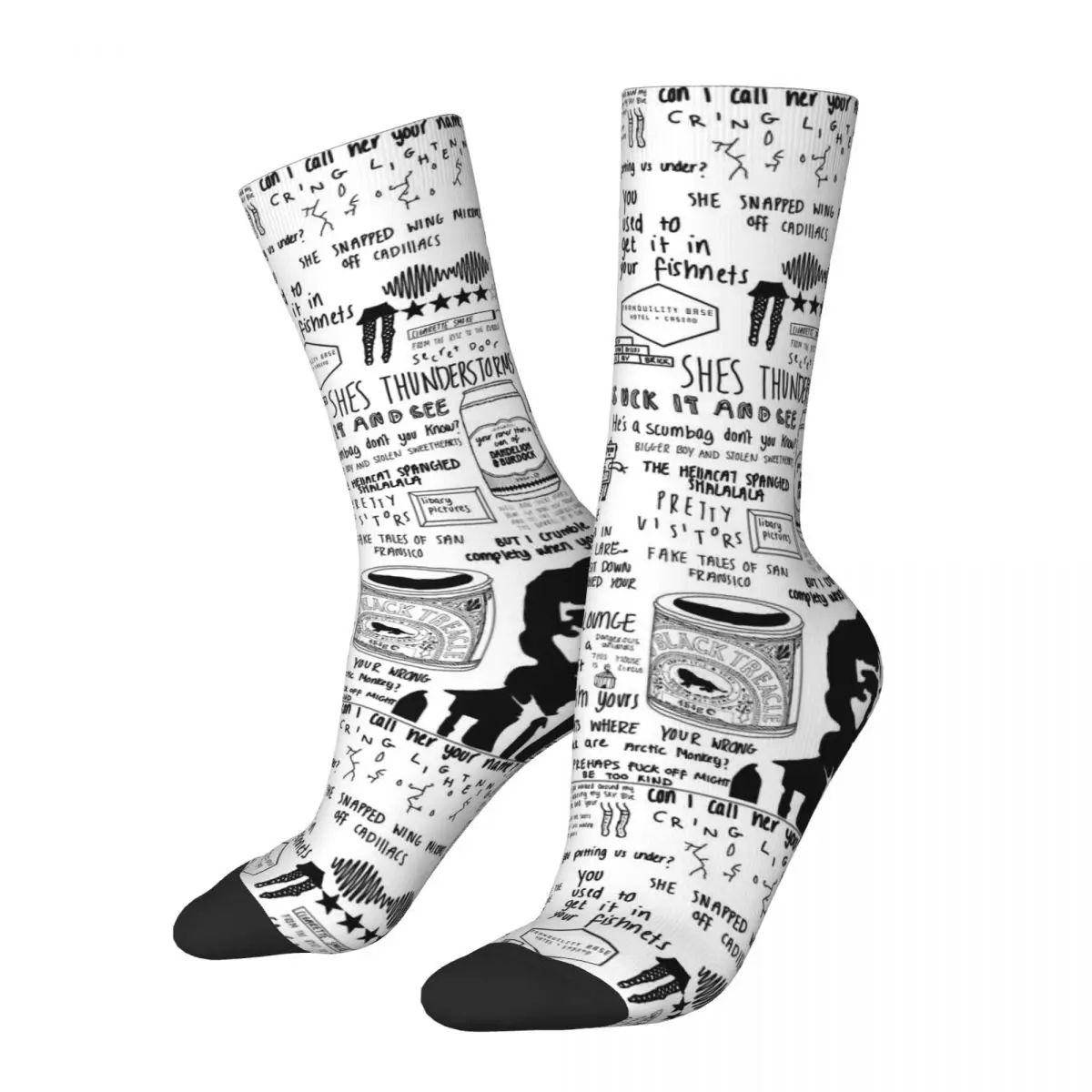 Arctic Monkeys Inspired Men Women Socks,Motion Beautiful printing Suitable for all seasons Dressing Gifts