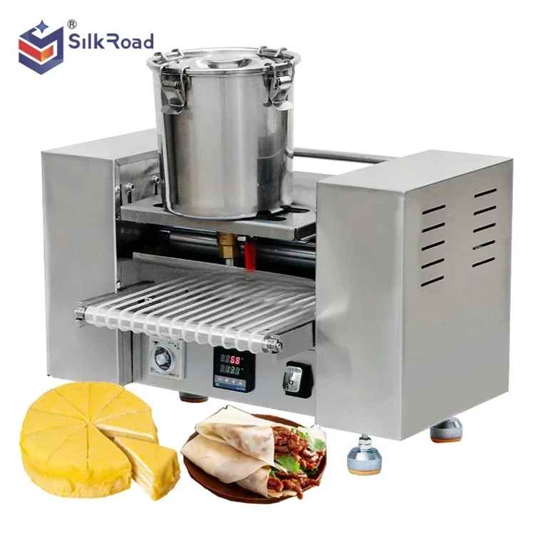 Commercial automatic mini mille crepe cake machine automatique thousand layer cake pancake  board crepe maker making machine