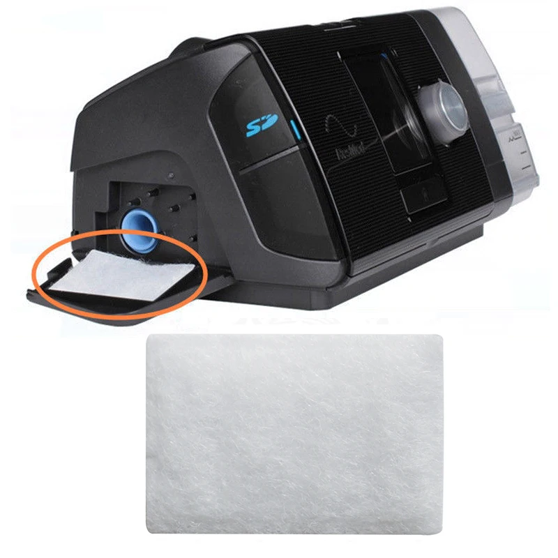 Universal CPAP Foam Filter Premium Disposable Filters Supplies for ResMed AirSense 10-S9-AirStart Series for Philips Respironics