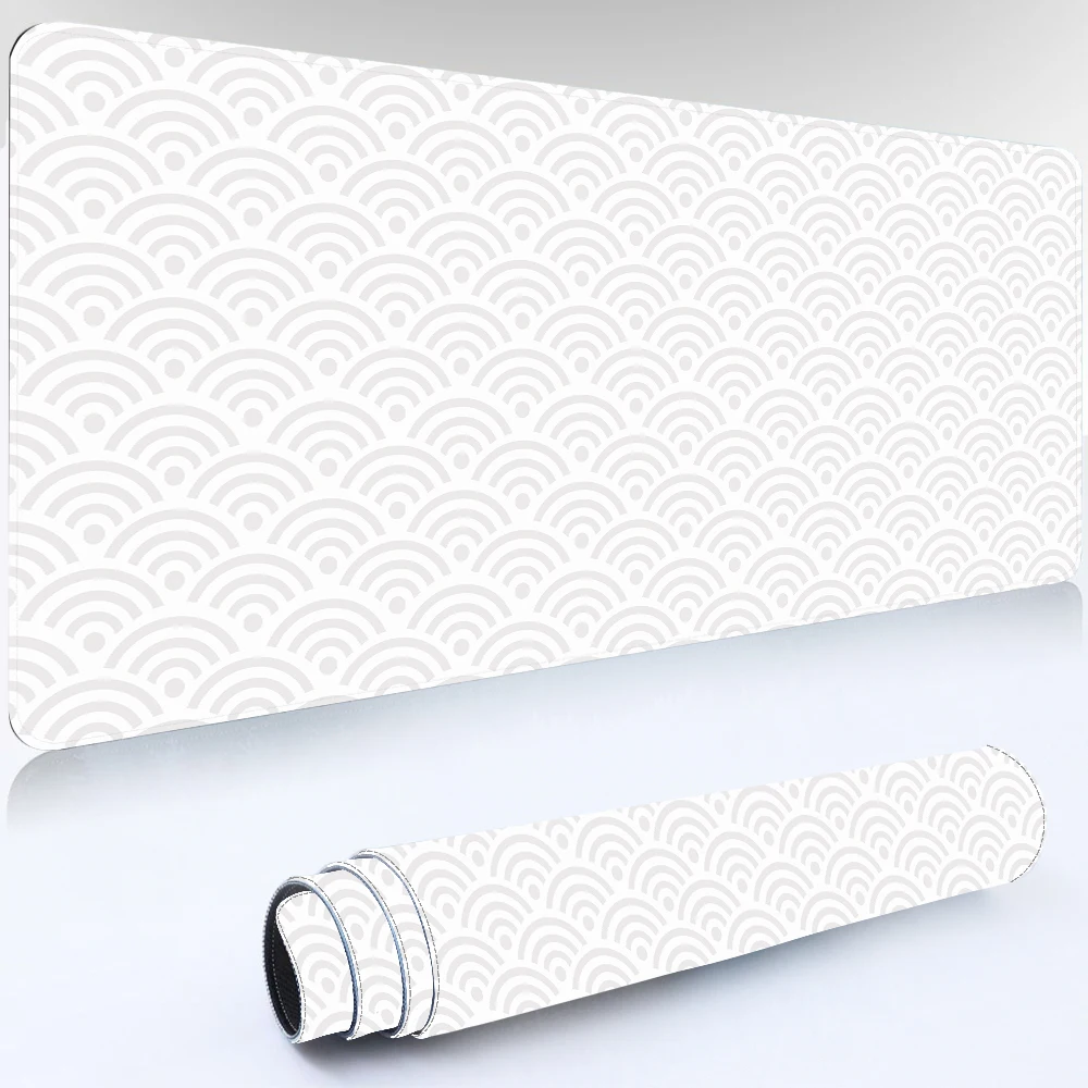 White Mouse Pad Speed Gamer  Laptop Deskmat Ocean Gaming Mouse Pads Wave Mousepad Office Computer Gamer Carpet Mouse Mat Large