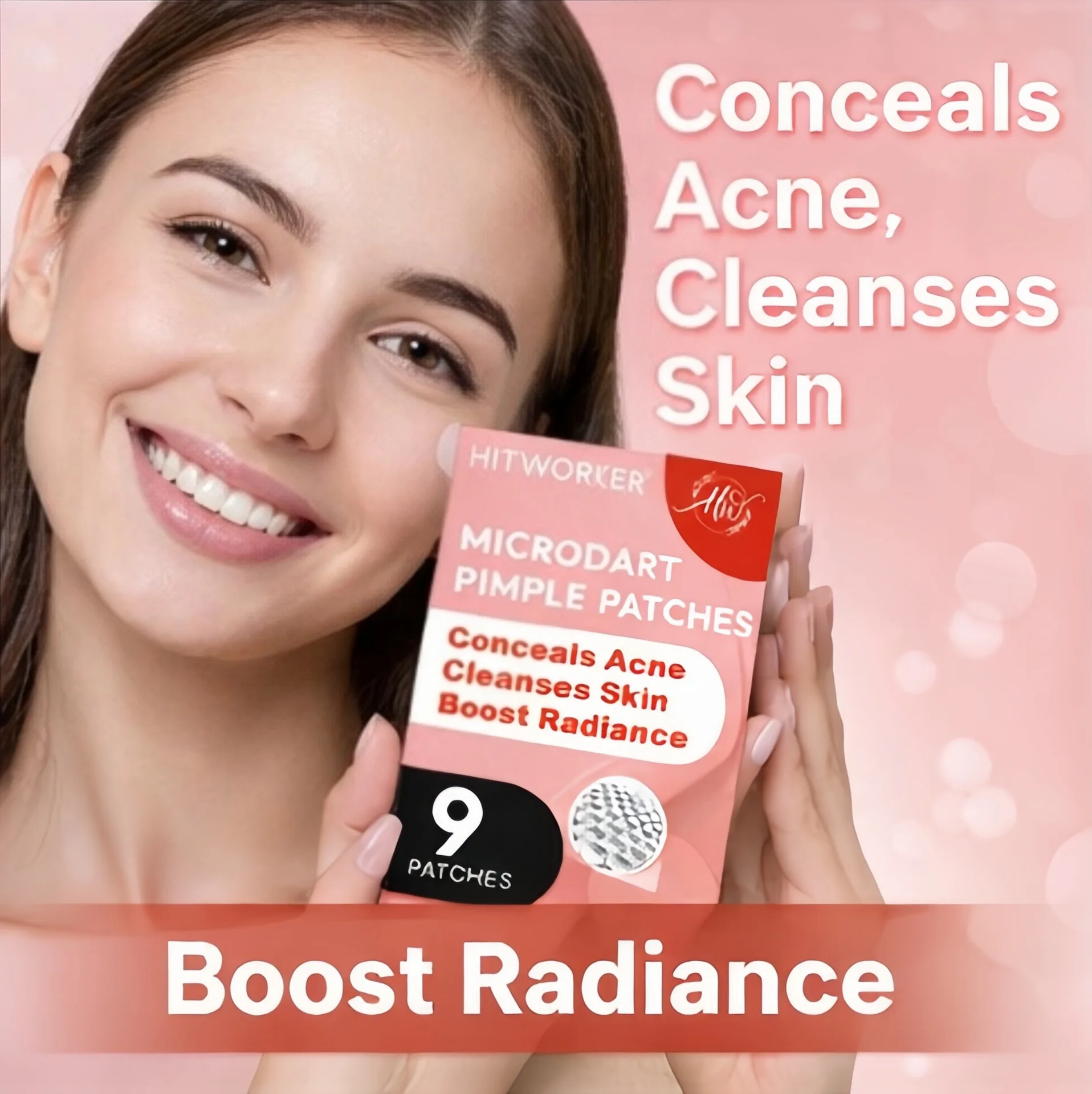 Micro Needle Acne Patch Invisible Dissolving Pimple Patch Deep Clean Skin Repair Anti Acne Facial Skin Care Sticker