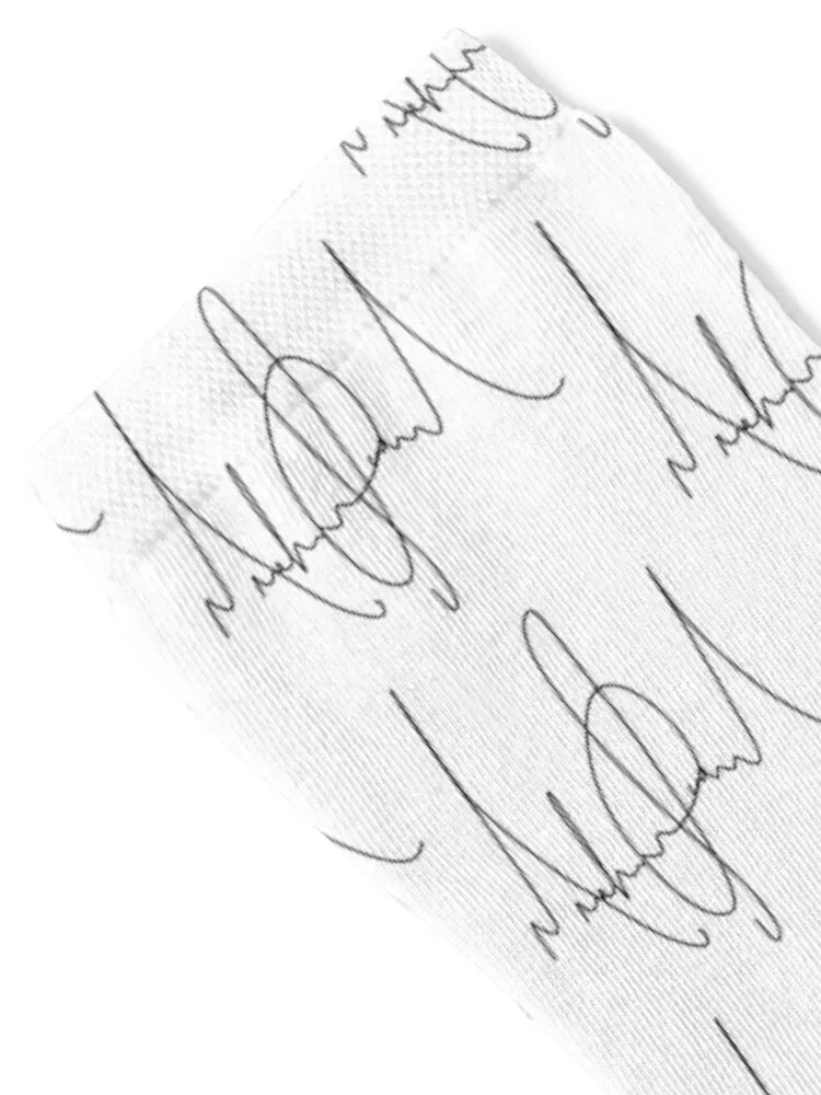 Signature of the King of Pop (MJ) (center) Socks snow Climbing sports stockings hockey Socks Man Women's