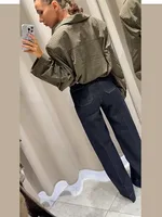 2026 Spring Plaid Women's Shirt Loose Long Sleeve Single Breasted Turn-down Collar Female Top Chic Streetwear Office Commute - Image 5