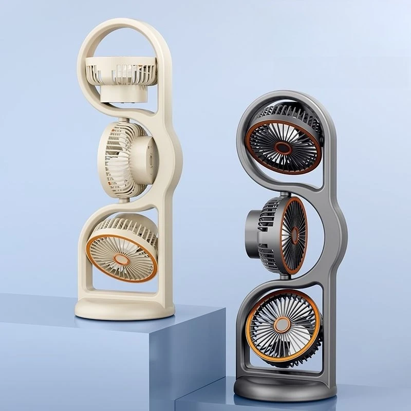Desktop Multi Speed Adjustable Portable Fan Low Noise Long Battery Life Convenient Strong Wind Fans Durable Home Appliances