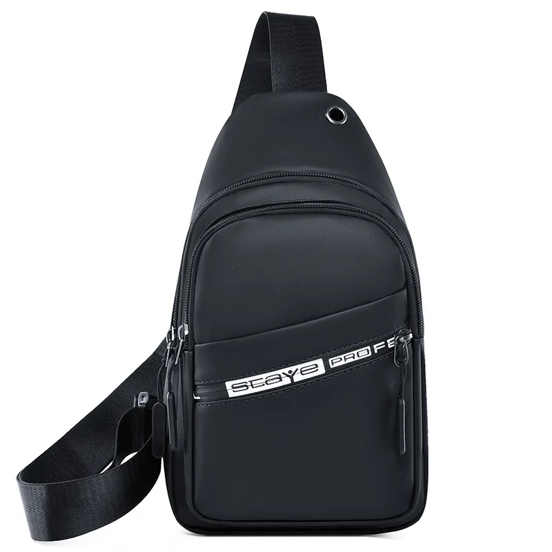 

2025 New Multifunctional Chest Bag Men's Fashion Trend Oxford Cloth Shoulder Bag Korean Style Casual Waterproof Messenger Bag