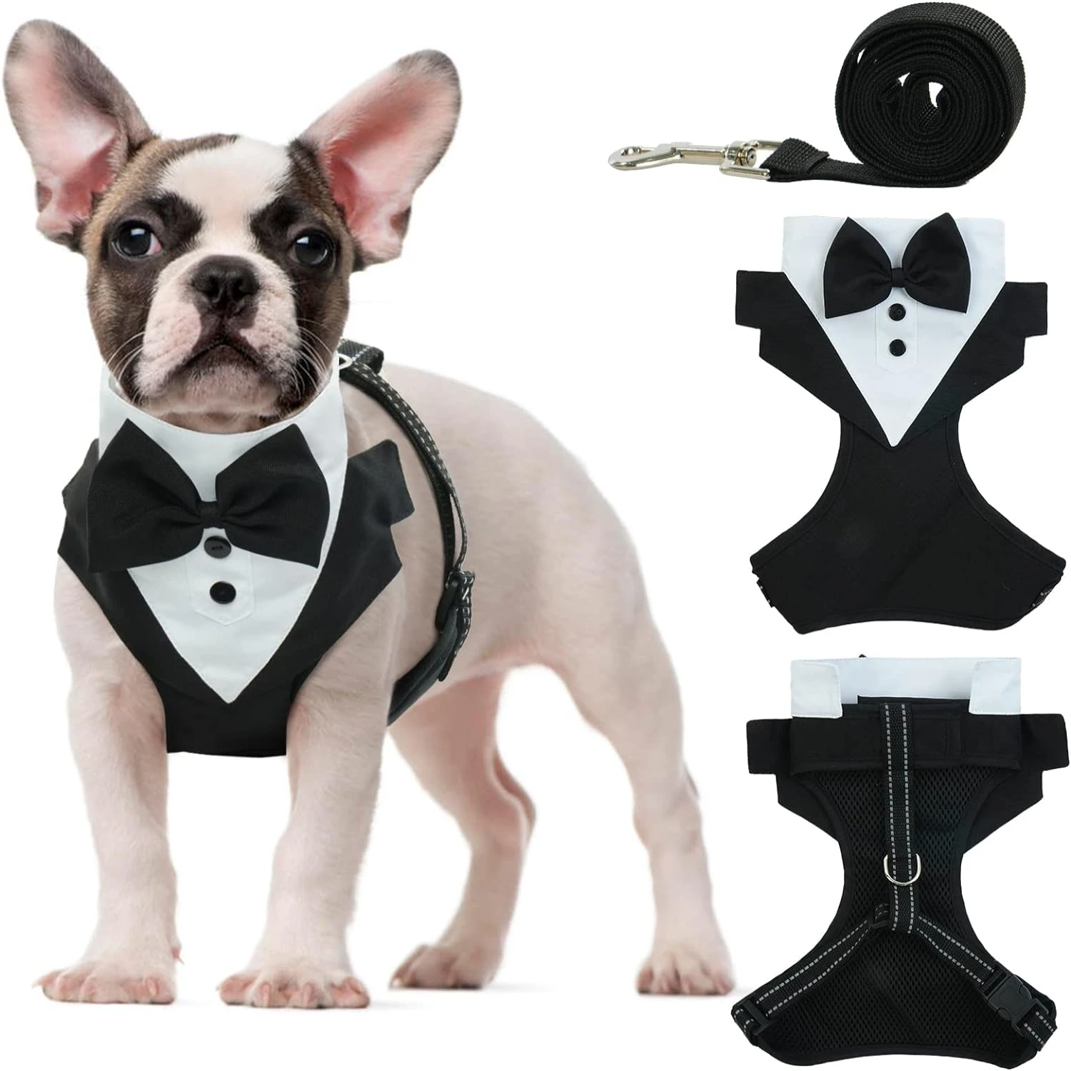 The Chic and Trendy Dog Harness - Elevate Your Pups Street Style with this Luxurious and Eye-catching Fashion Accessory for Dai