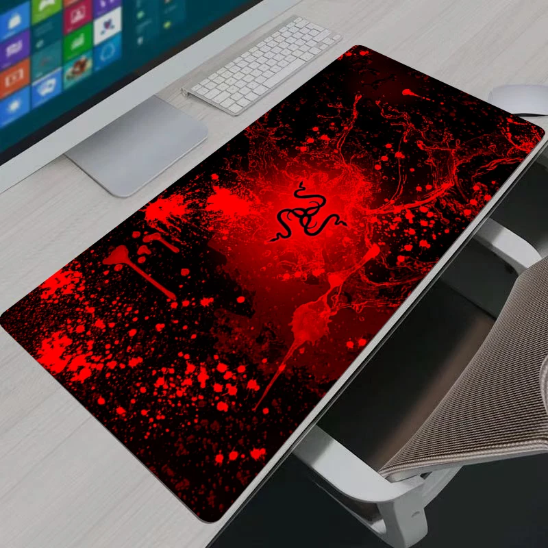 لوحة ماوس جديدة Razer XXL مطاطية كبيرة للكمبيوتر الشخصي لوحة ماوس ألعاب مسند ماوس للألعاب حصيرة لوحة المفاتيح للكمبيوتر المحمول حصيرة هدايا مكتبية #3