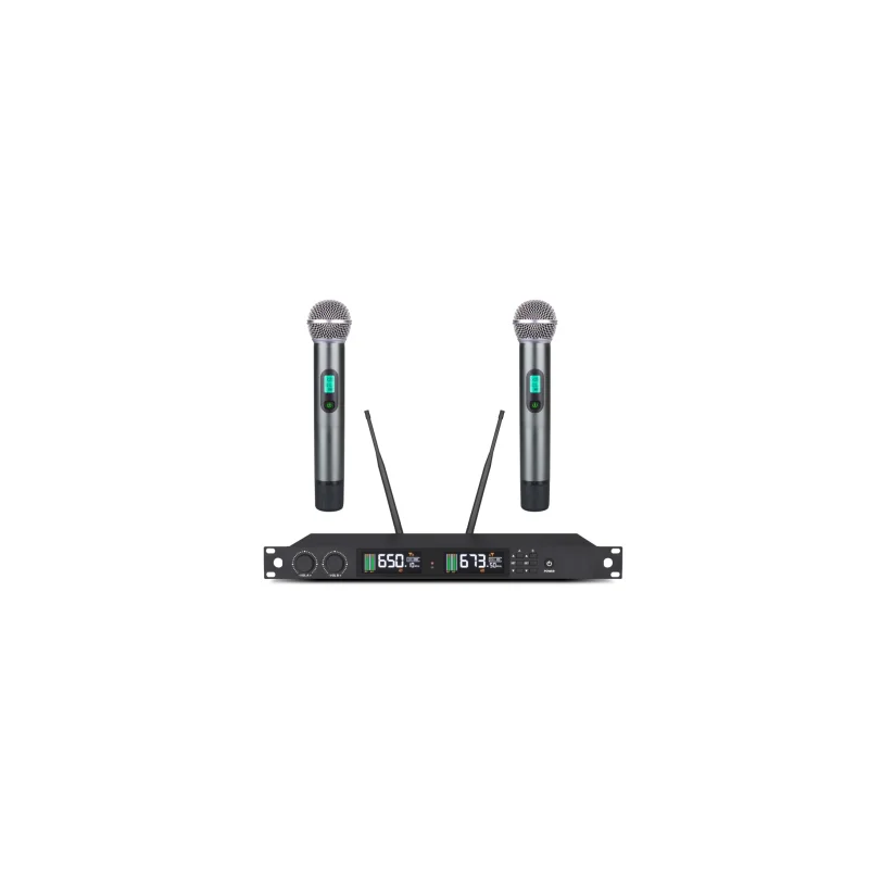 Wireless microphone, one to two anti howling U-segment home karaoke KTV professional stage performance microphone