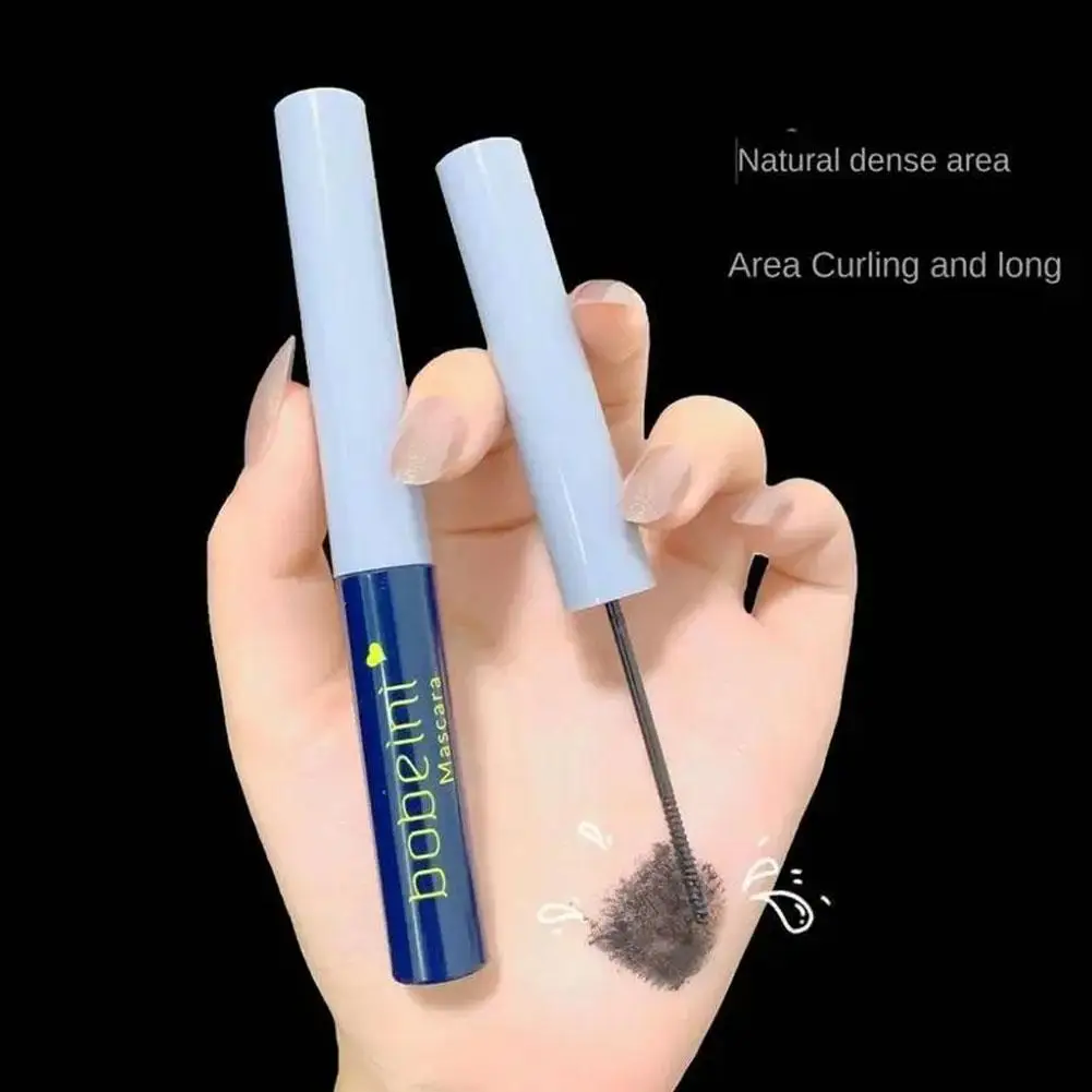 Feine Bürsten kopf Mascara wasserdichte natürliche stereo skopische Form Curl Eye Base kleine Bürste Mascara lange dicke Curling Mascara