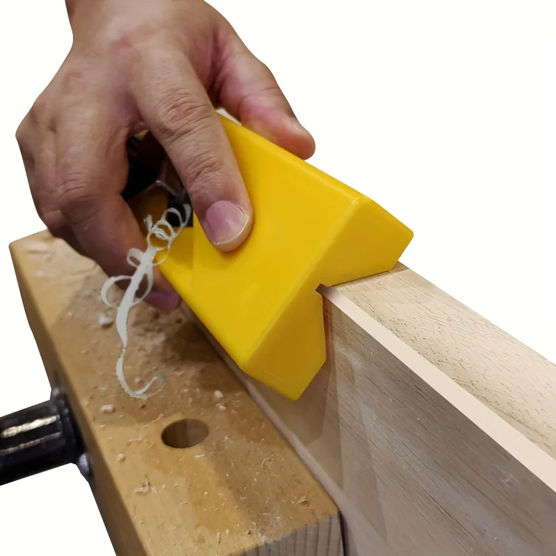 Manual 45-Degree Bevel Angle Tool, Durable Plastic Hand Tool for Wood & Drywall, Miter Gauge for Carpentry, Corners Smoothing