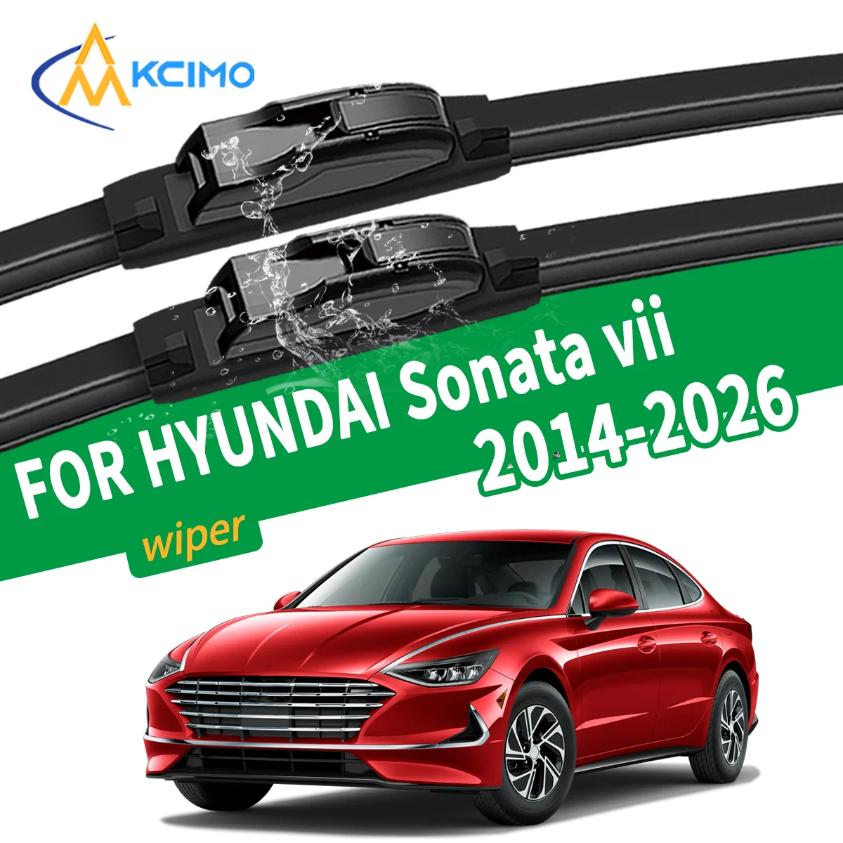 

Premium Silent Wiper Blades For HYUNDAI Sonata 14-26 Front Windshield Wiper Auto Replacement Parts High Quality Natural Rubber