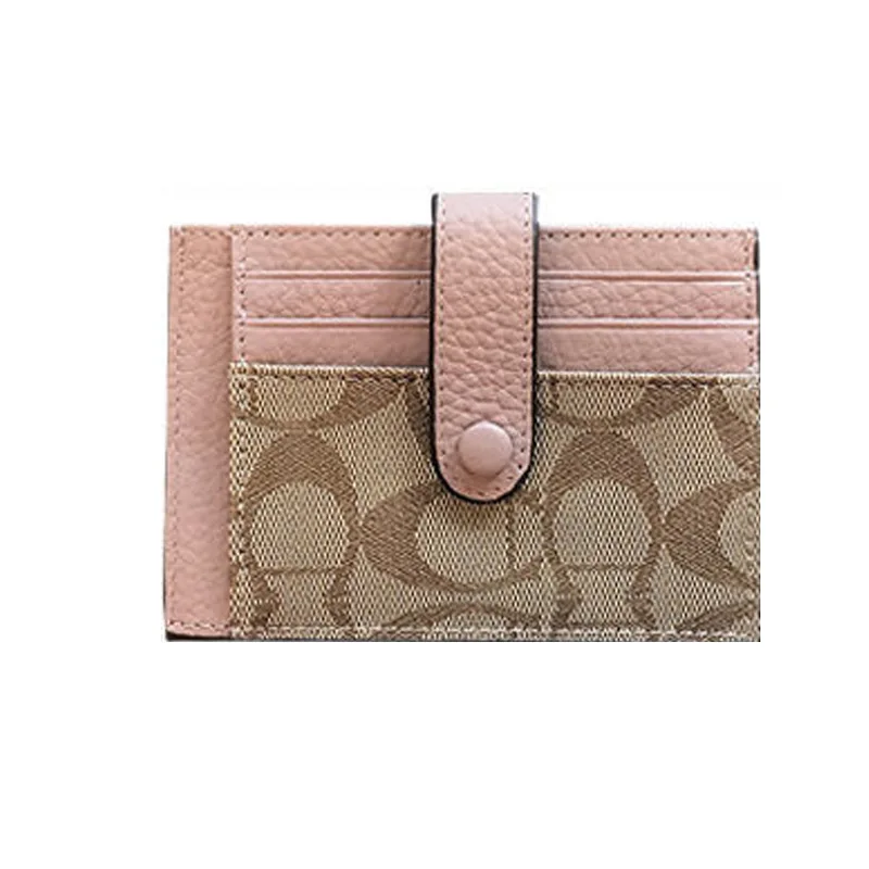 Mini carteras de diseñador de lujo para mujer, tarjetero elegante, monedero, C026, precio bajo, 2024