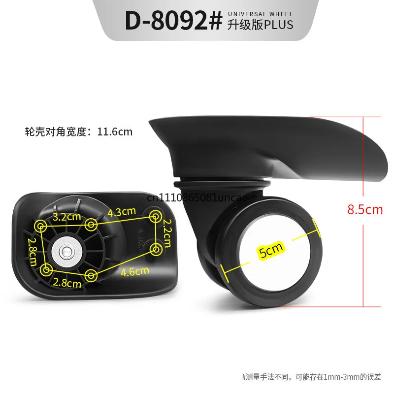 Luggage Wheel Accessories Suitcase Roller Replacement Wheel Leather Luggage Repair Casters
