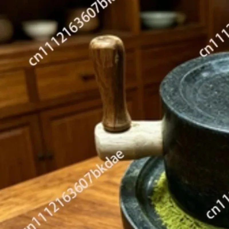 

Blue Stone Small Tea Grinder, Handmade Tea Grinder, Matcha Stone Grinder, Handmade Teaching Tool