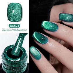 MTSSII 7ml  Super Shine Wide Cat Magnetic Gel Nail Polish Christmas Red Green Semi Permanent UV Gel Soak Off Nail Art Varnish