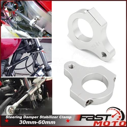 30-60mm Fork Steering Damper Bracket For Harley Softail Dyna Sportster Fork Frame Adaptor Mounting Clamps Motorcycle Accessories