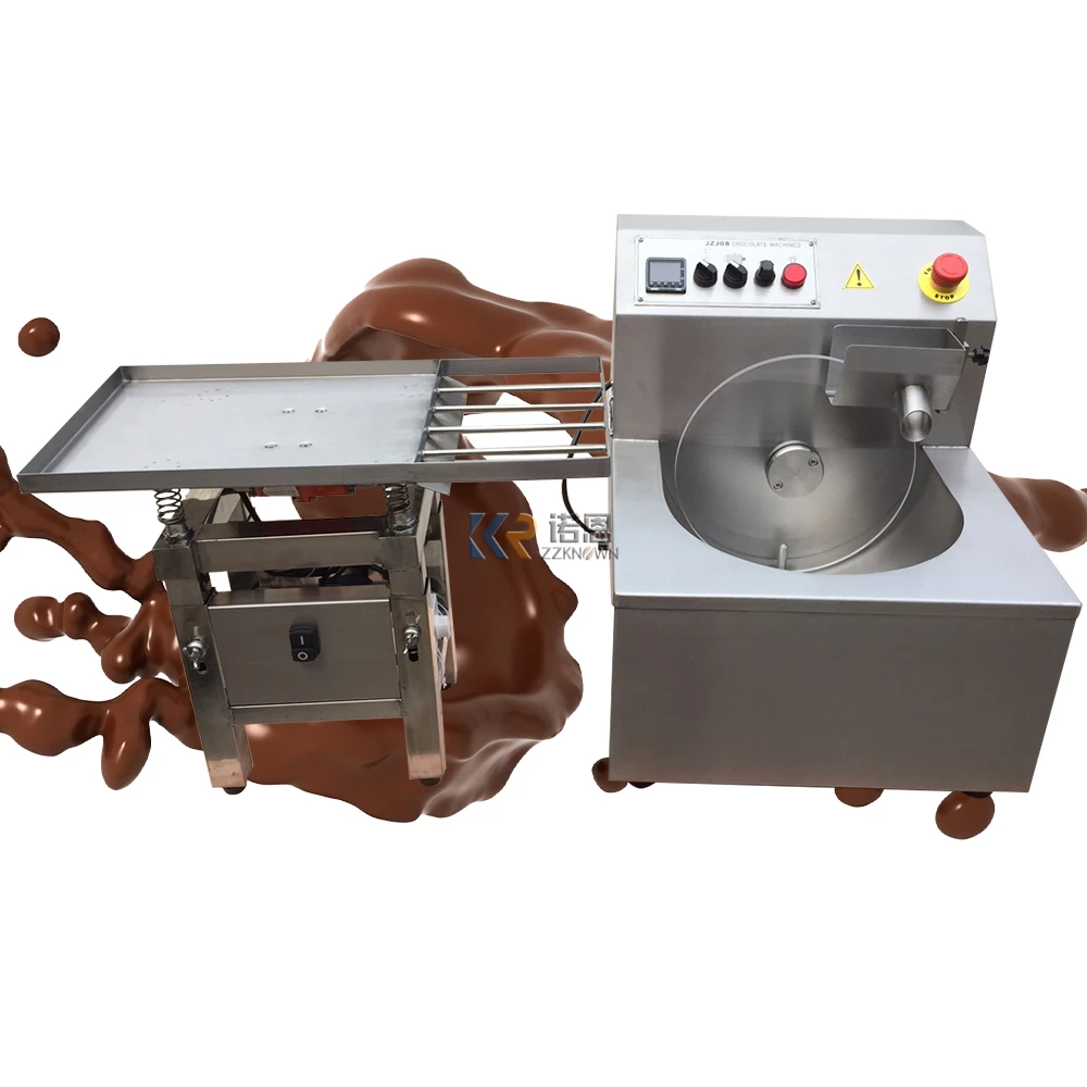 Chocolate Melting Pot Machine Electric Chocolate Tempering Machine Stainless Steel Mix Storage Tank with Shaker