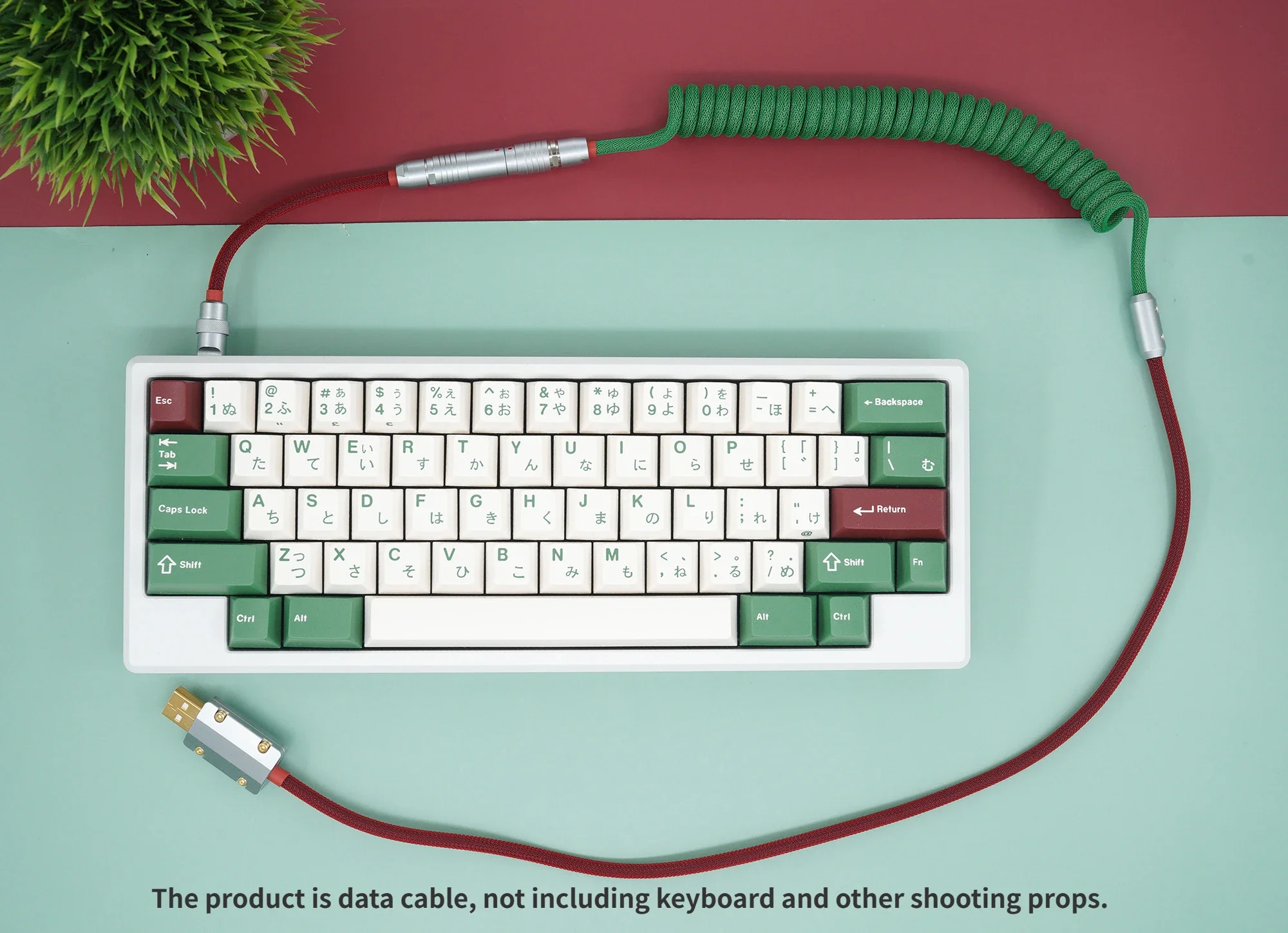 GeekCable Handmade Custom Computer Mechanical Keyboard Data Cable GMK Theme SP Keycap Line New Camping