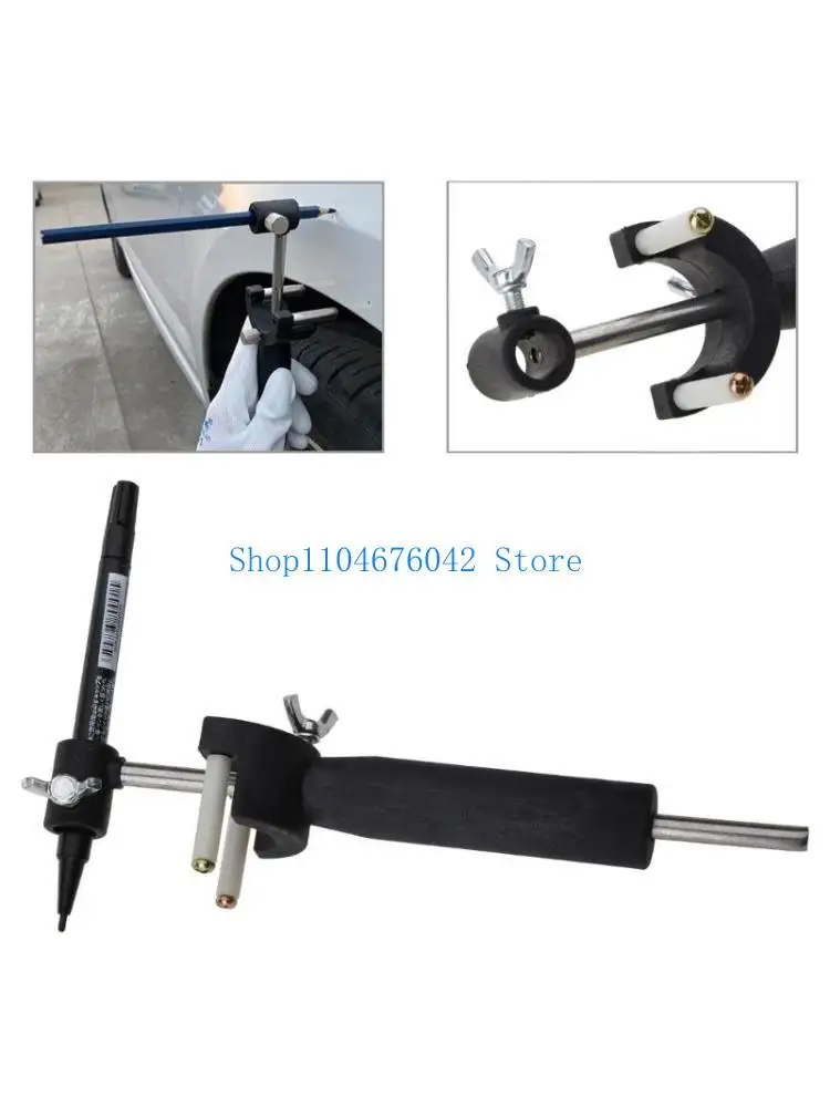 

652F 0-20 см колесная арка, параллельная разметка, инструменты для маркировки бровей на колесе автомобиля, лист, краска, ремонт,