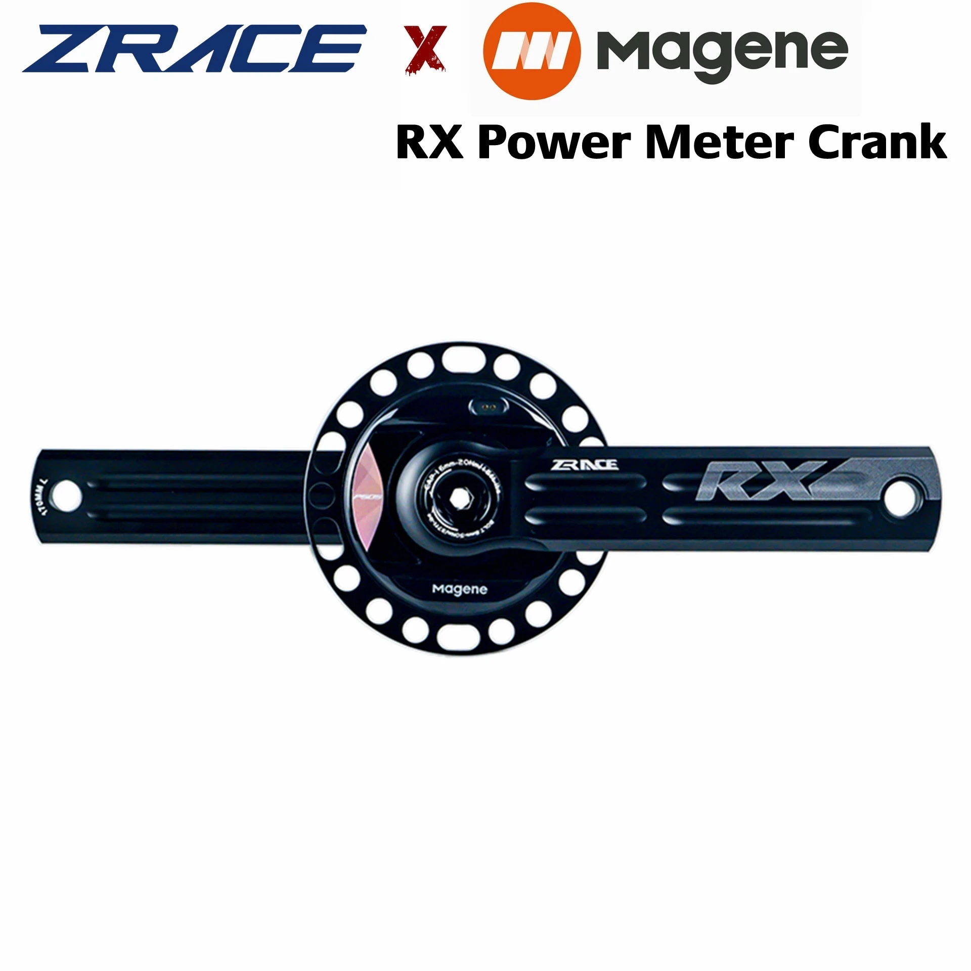 2024 NEW ZRACE x MAGENE RX Power Meter Crank, BCD110,DUB Bottom bracket,Power Crank,P505 Power Meter Spider RX-MAG