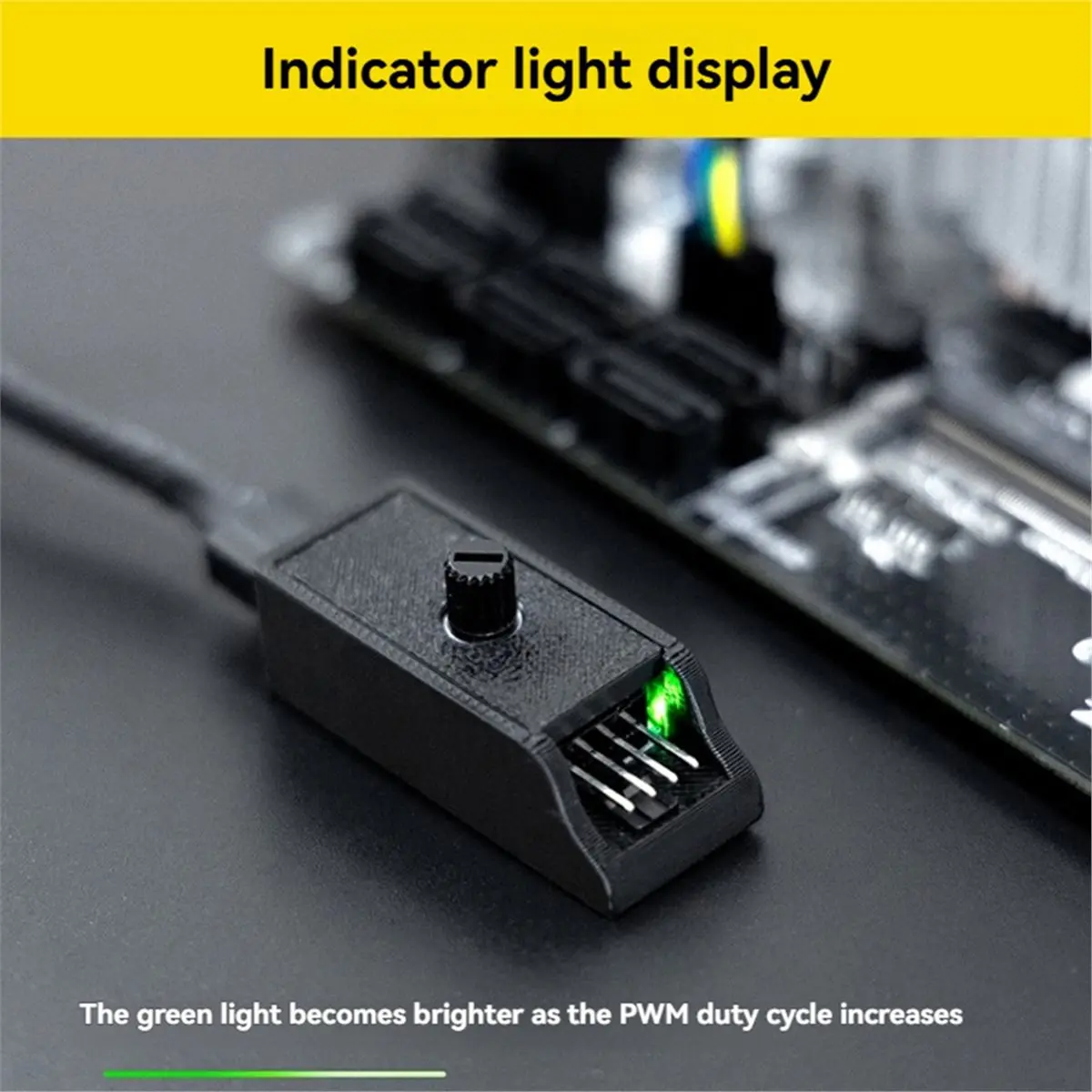 

A32M PWM Speed Controller 4-Pin Fan Speed Controller 4-Pin 12V Power Supply DIY Water-Cooling Cooling Fan Speed Controller