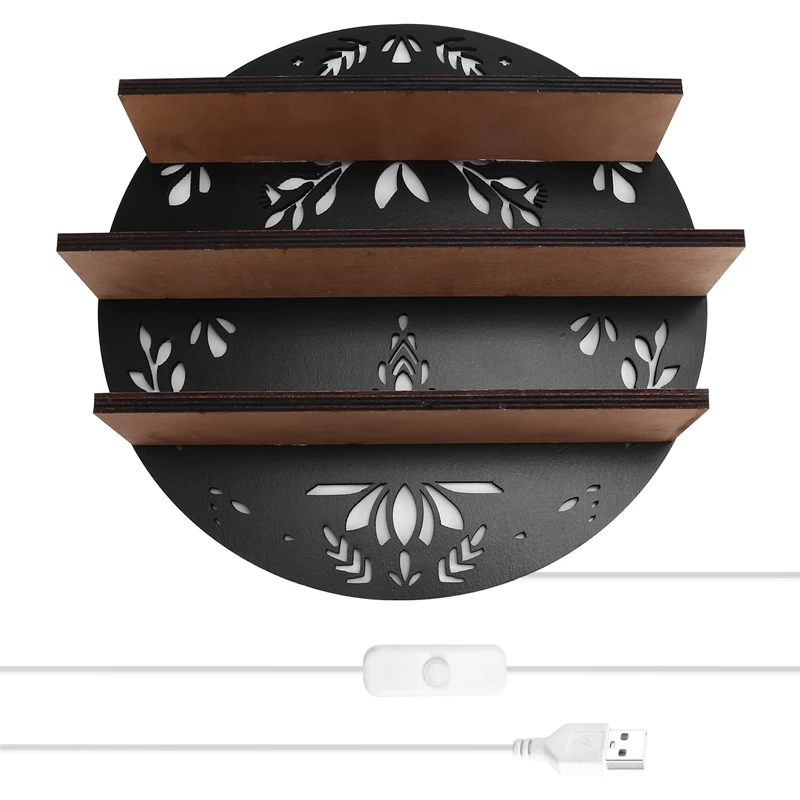 

Round Butterfly Stand Crystal Display Storage Rack Hanging Floating Stand Suitable For Living Room Decoration Gifts-A021