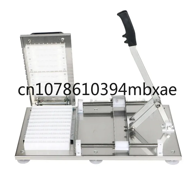 BBQ Meat Skewer Manual Satay Skewer Machine BBQ Stainless Steel Mutton Kebab Lamb Skewer Tools Kebab Meat Wear String Machine