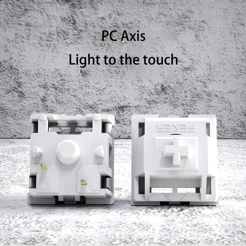 FEKER White Marble HiFI Switch Factory Lubed Linear Switch for Mechanical Keyboard Replaceable Gateron Cherry MX Keyswitch