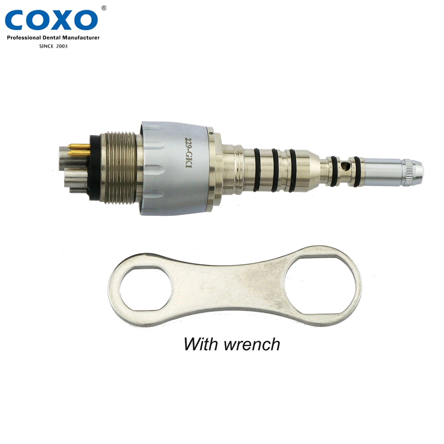 Dental Turbine Quick Coupler With Light Dental Micromotors Dentistry Products KAVO Multiflex LED Coupler 6 Holes Coupling