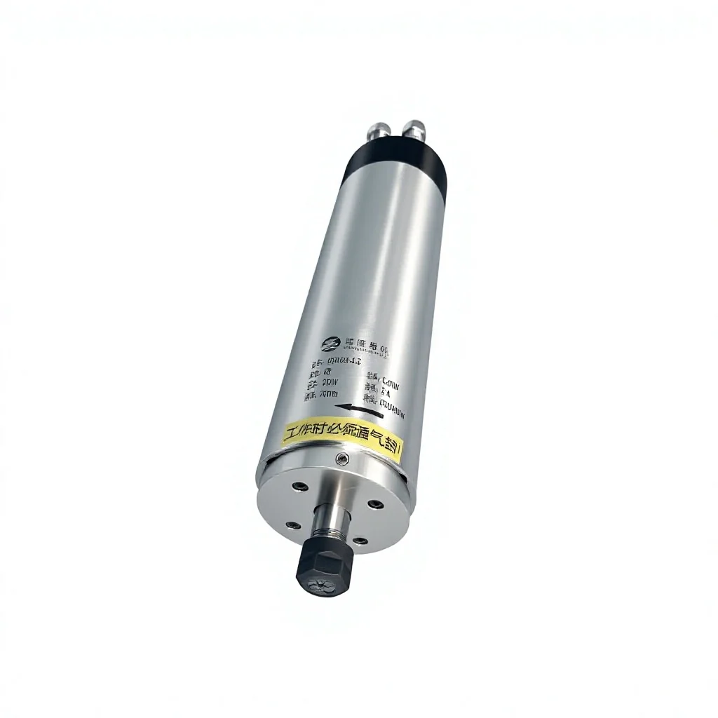 JD65-1.2kW ER11 Cooled Spindle Motor with Gear & Bearing Inverter Drive High Speed Milling