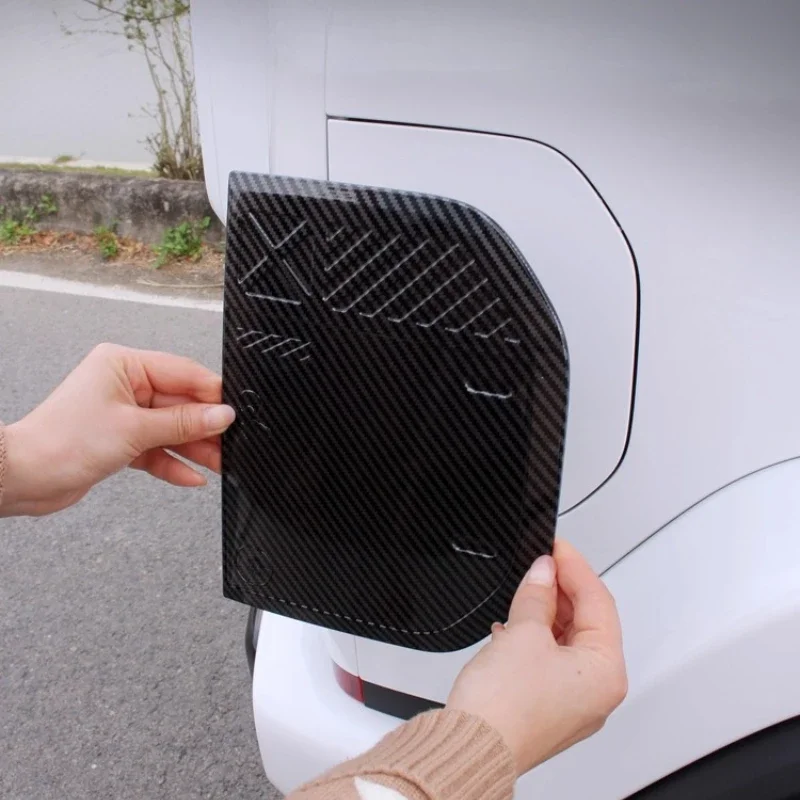 Car Charging Port Cover Decorative Sticker ABS Anti-scratch Protective Cover Exterior Accessories For Cherry ICAR V23 2025