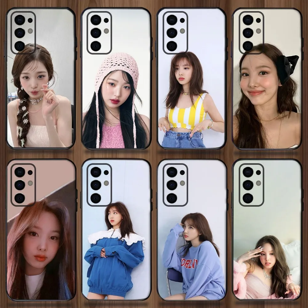 T-TWICE- N-Nayeon- Cute Phone Case For Samsung Galaxy A13,A21s,A22,A31,A32,A52,A53,A71,A80,A91 Soft Black Cover