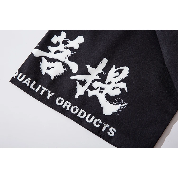 سترة كيمونو خارجية للرجال والنساء باللون الأسود على الموضة ملابس يابانية فضفاضة هاراجوكو للجنسين مستوردة