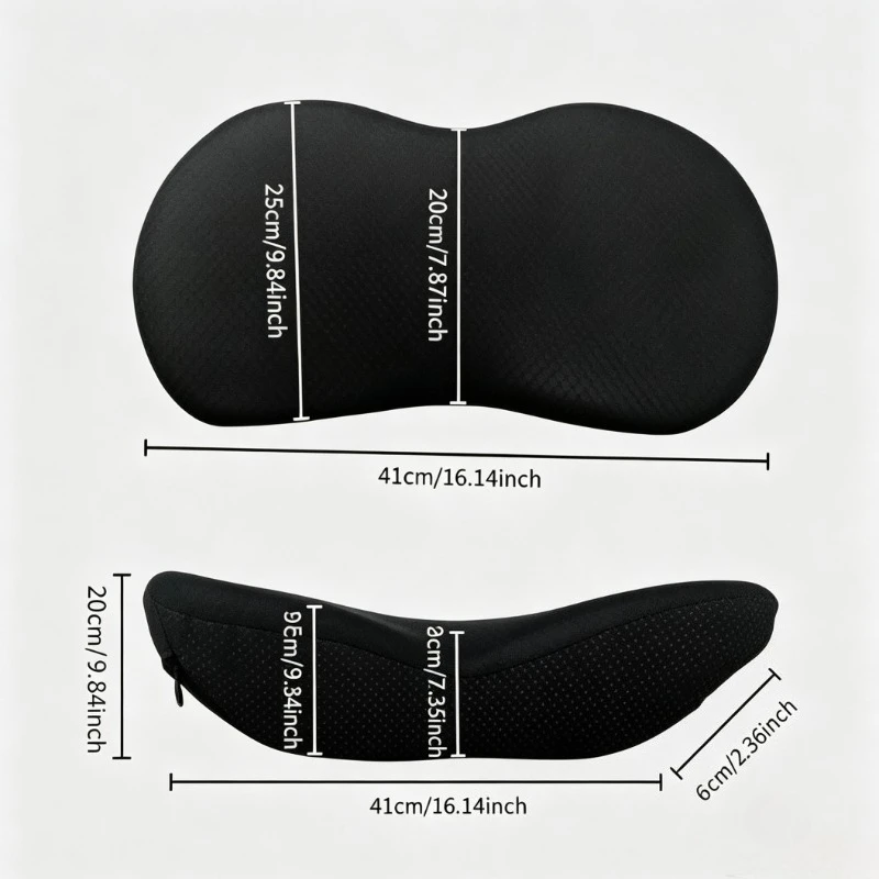 1 Piece Memory Foam Car Seat Cushion Car Seat Cushion Mini Small Seat Cushion to Increase Height Butt Seat Cushion