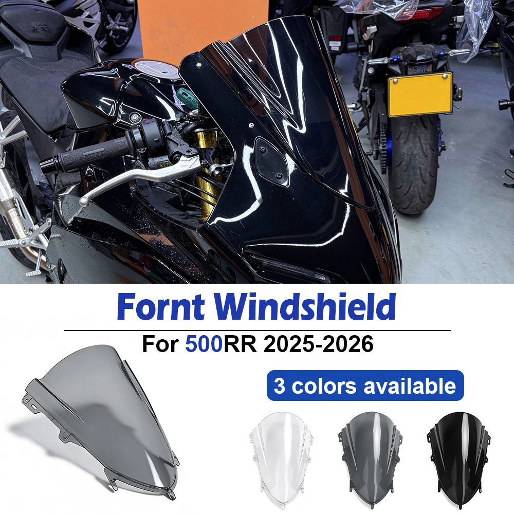 ZX MOTO 500RR Motorcycle Sport Front WindScreen Windshield Visor Deflector For ZXMOTO ZXJC ZHANGXUE 500RR 500 RR ZX500 2025-2026