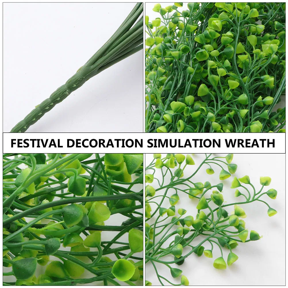 

2pcs Artificial Hanging Plants Lifelike Design For Indoor Outdoor Home Garden Decor Wall Decoration Simulation Vines