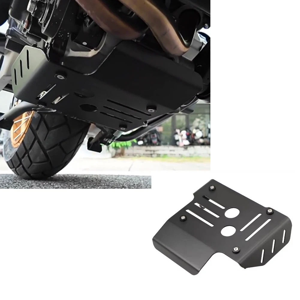 FOR LONCIN VOGE SR450X Motorcycle Skid Plate Protector Engine Frame Under Guard Protection Cover Belly Pan Base view 4