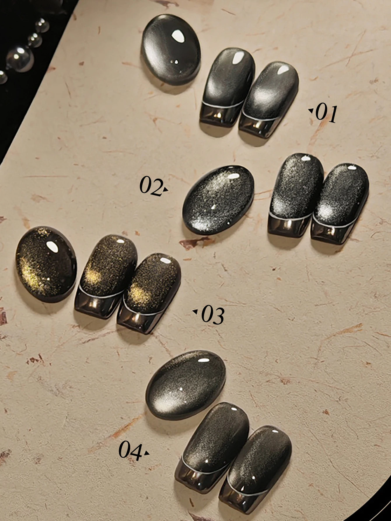 1 stks WS Flash Black Pearl Cat Eye Gel Nagellak Herfst/Winter Mode Veelzijdige Eenvoudige Whitening Nail Art Nagelbenodigdheden