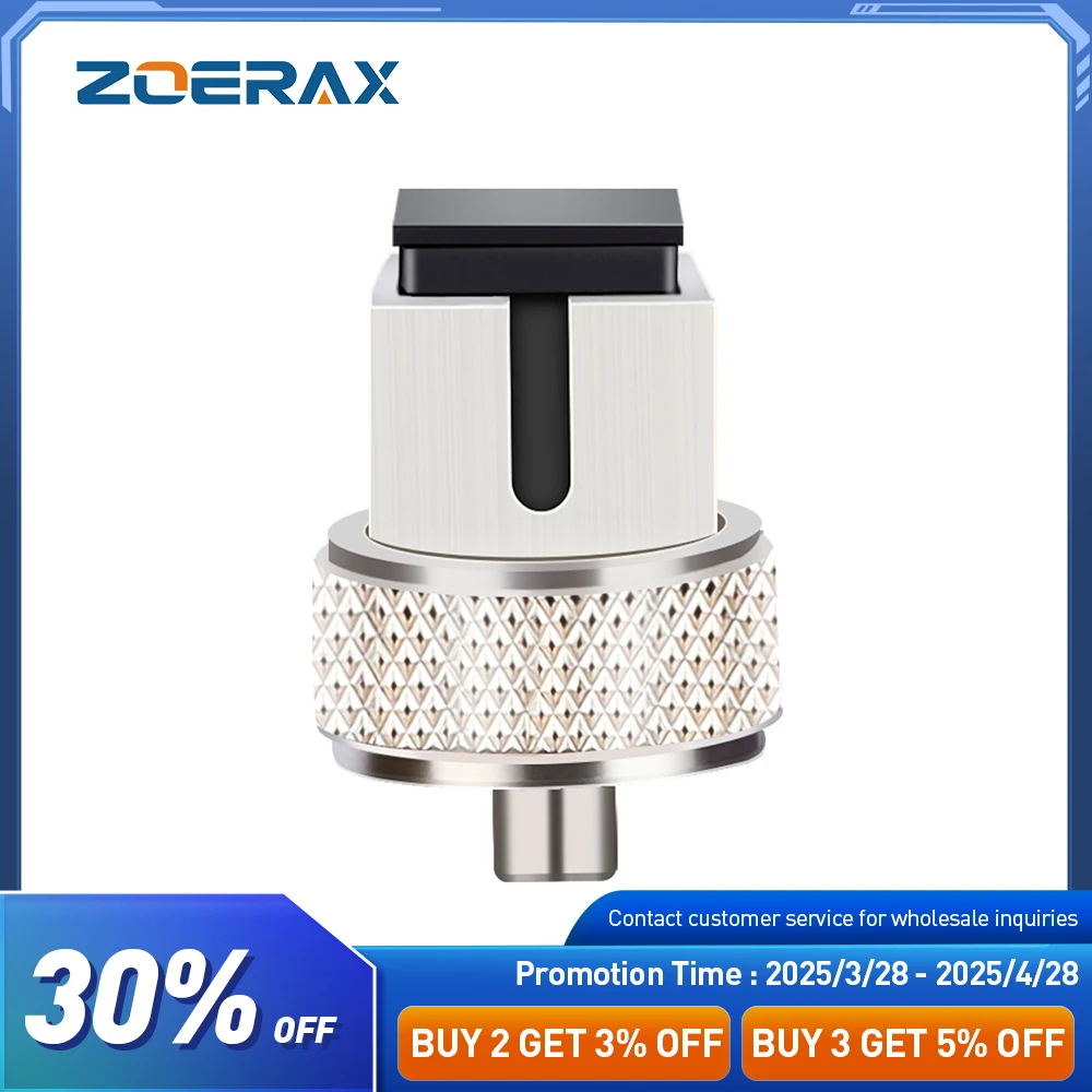 

ZOERAX OTDR Fiber Optic Adapter SC Square Connector Optical Time Domain Reflectometer Connector for OTDR Fiber Opticl Tester