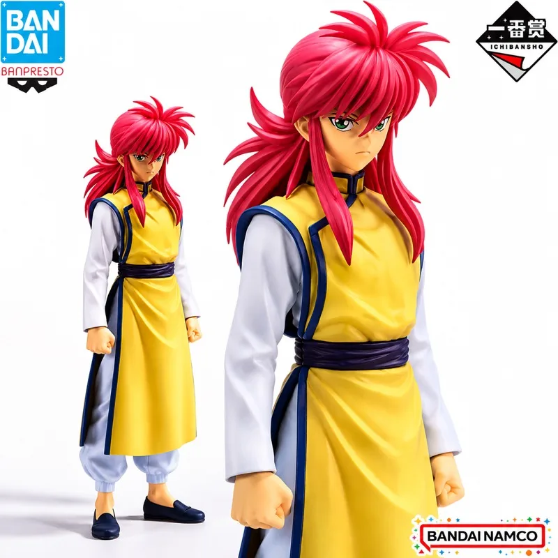 

In Stock Bandai Original Ichiban Kuji Yu Yu Hakusho Kurama Action Figure Model Doll Brand New Boxed Anime Characters Toys Model