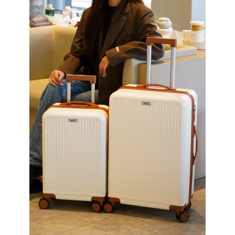 

Multifunctional Luggage241-inch retro simple universal wheel password suitcase201-inch Lightweight Carry-on Trolley Case