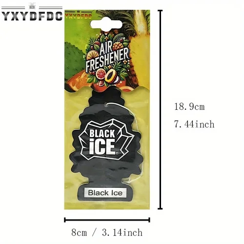 Imagen 2 del producto YXYDFDC ambientador para coche, papel de té perfumado Natural, perfume colgante automático, fragancia, árbol de Navidad, accesorios para interior de coche