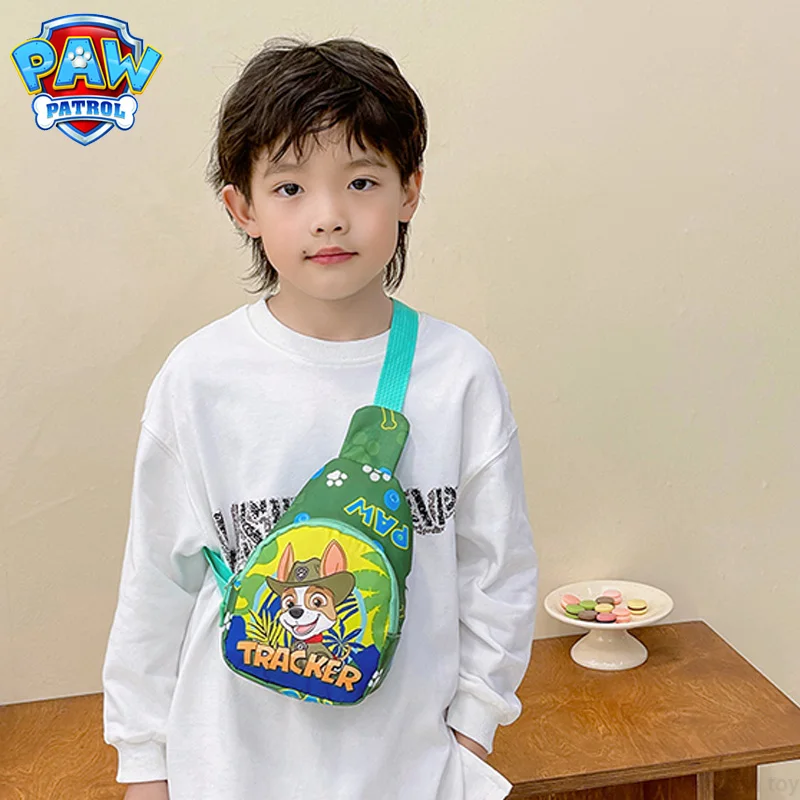 أنيمي باو باترول حقيبة صدر للرجال Kawaii لطيف الأطفال حقائب كتف الكرتون حقيبة كروسبودي حقائب اليد المحمولة محفظة حقائب الظهر الهدايا