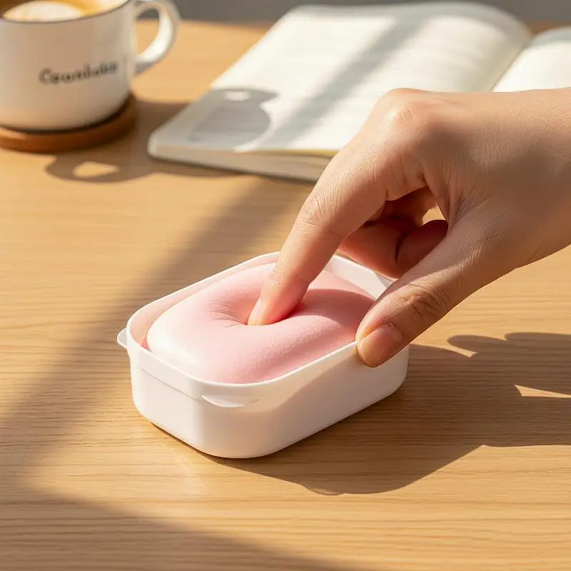 Simulation Cake Box Squeeze Toys Sticky Stress Relief Sensory Fidget Toys For Adults Anti Anxiety
