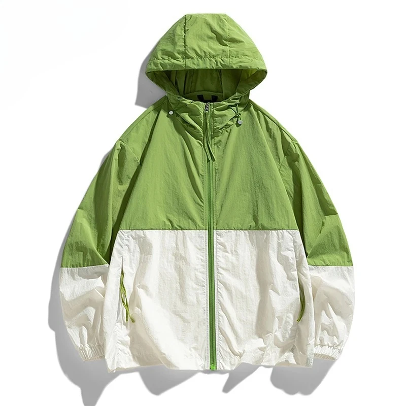 Chaquetas de verano de buena calidad para hombre, abrigos cortavientos con capucha, ropa de exterior para acampar, ropa con protección solar, ropa deportiva para senderismo y pesca